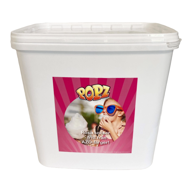 Popz Rd Candyfloss Sukker 8 Kg