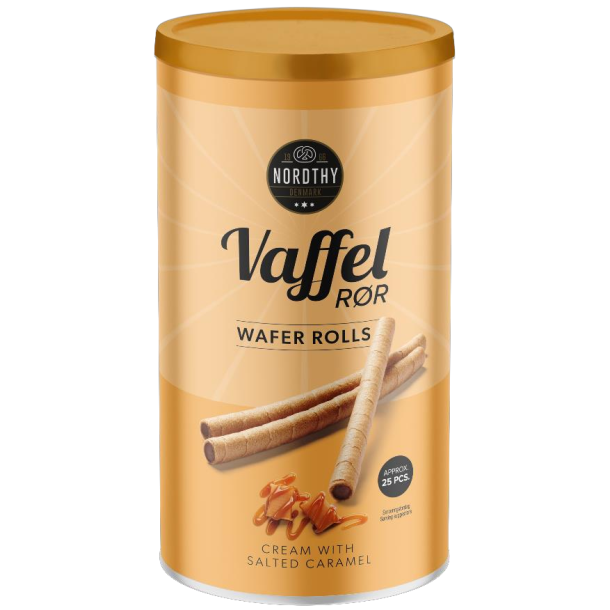 Vaffelrr  Saltet Karamel 250g, Nordthy