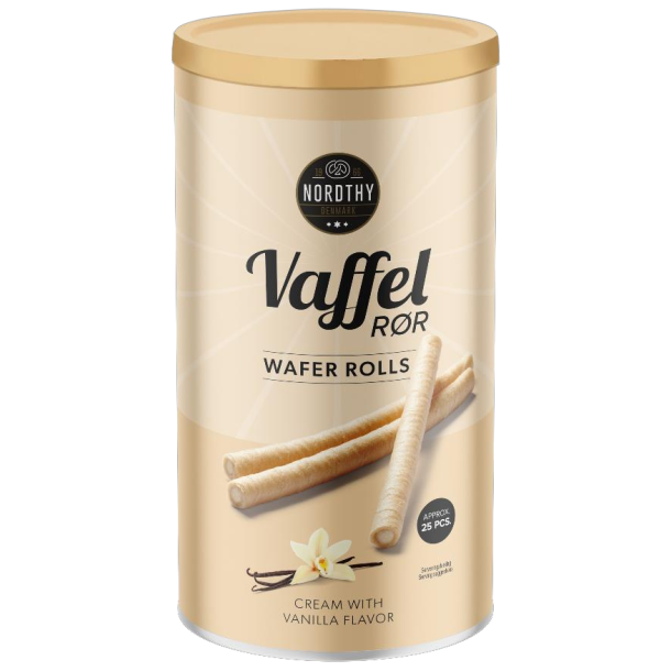 Vaffelrr Vanilje 250g, Nordthy